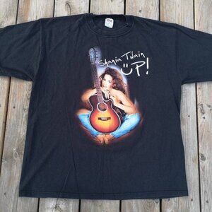 Shania Twain Up Tour Country Music T-Shirt Pop Diva Concert Fan Gift Unisex Tee